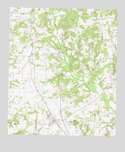 Bullard, TX USGS Topographic Map
