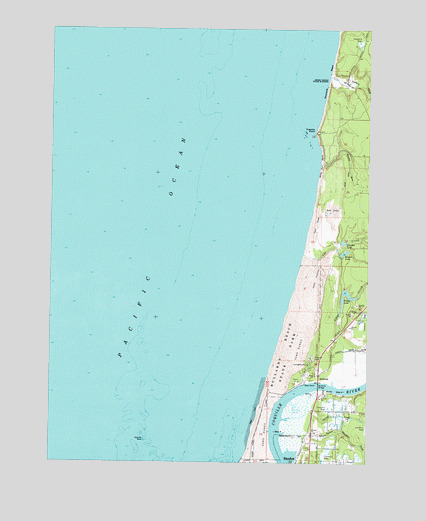 Bullards, OR USGS Topographic Map