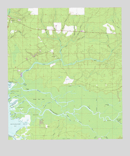 Bunker, FL USGS Topographic Map
