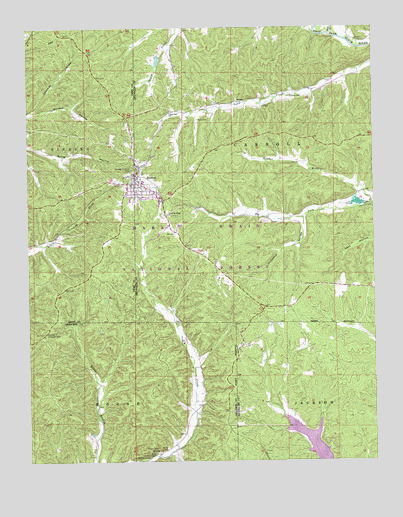 Bunker, MO USGS Topographic Map