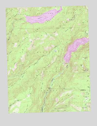 Bunker Hill, CA USGS Topographic Map