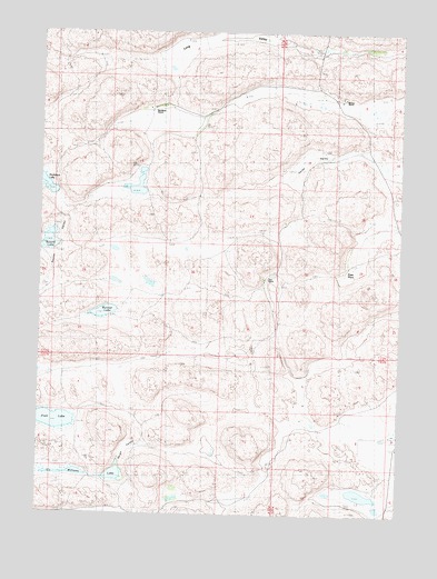 Bunner Lake, NE USGS Topographic Map