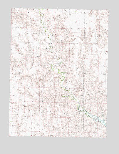 Burger Canyon East, NE USGS Topographic Map