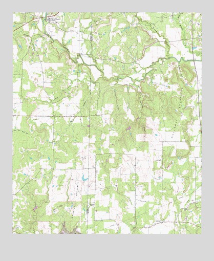 Burkett, TX USGS Topographic Map