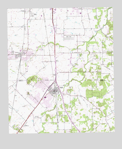 Burleson, TX USGS Topographic Map