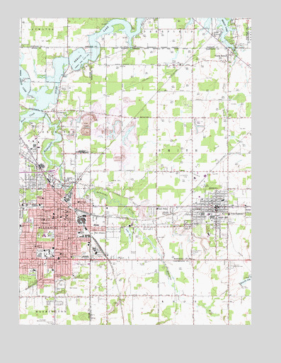Alliance, OH USGS Topographic Map
