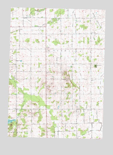 Burnside, MI USGS Topographic Map