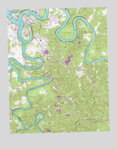 Burnside, KY USGS Topographic Map