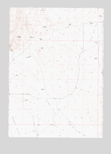 Burnt Flat, OR USGS Topographic Map