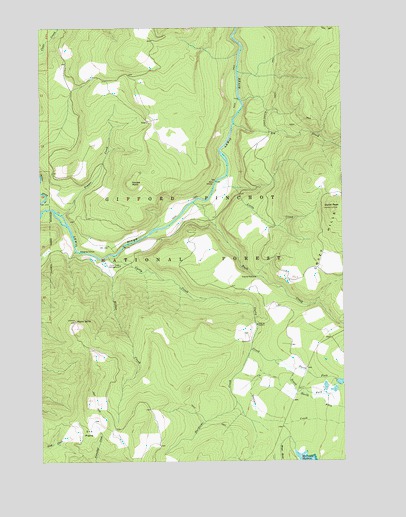 Burnt Peak, WA USGS Topographic Map