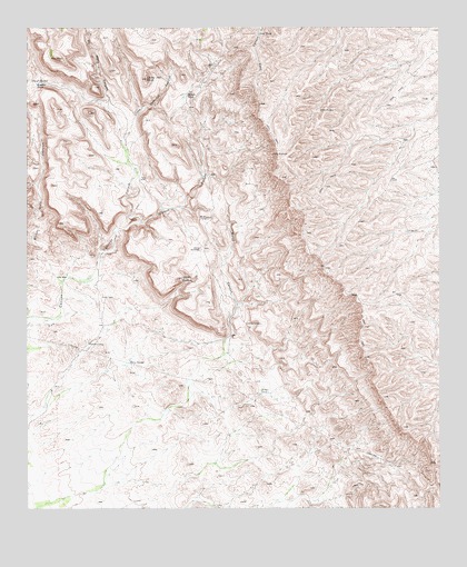 Burro Canyon, TX USGS Topographic Map