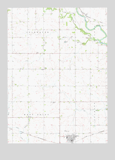 Allison, IA USGS Topographic Map