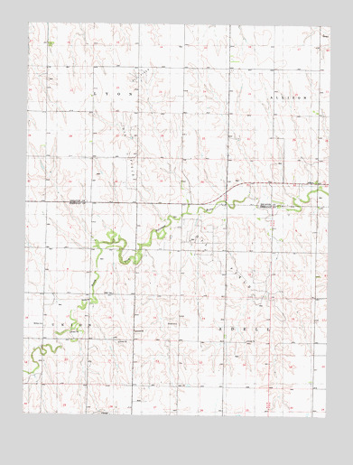 Allison, KS USGS Topographic Map
