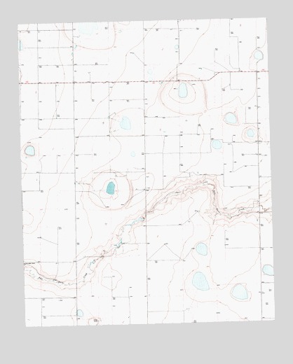 Allison Ranch, TX USGS Topographic Map