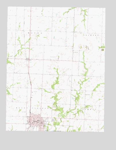Butler, MO USGS Topographic Map