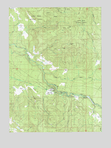 Butte Falls, OR USGS Topographic Map
