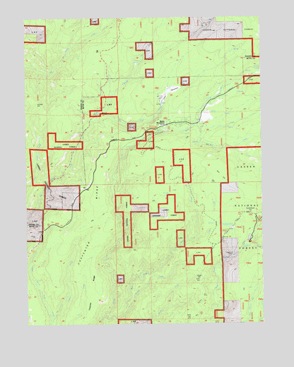 Butte Meadows, CA USGS Topographic Map