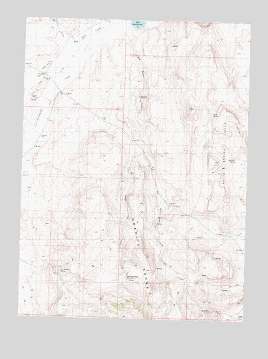 Butte Spring, NV USGS Topographic Map
