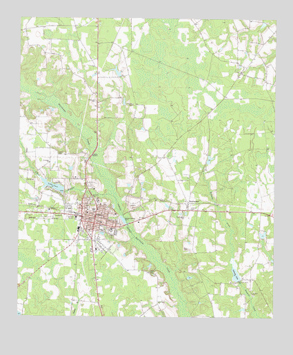 Alma, GA USGS Topographic Map