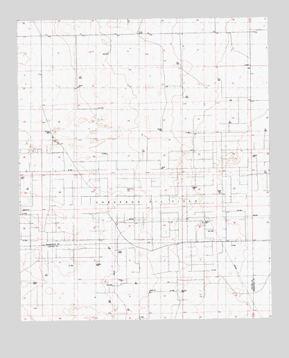 Button Mesa NE, NM USGS Topographic Map