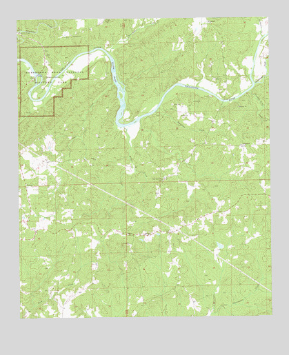 Buttston, AL USGS Topographic Map