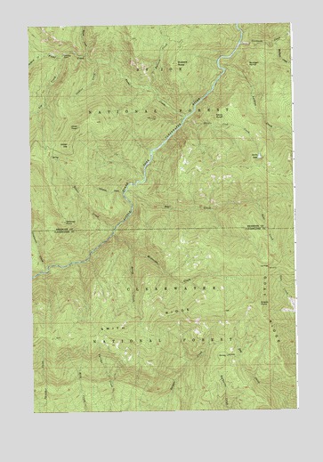 Buzzard Roost, ID USGS Topographic Map