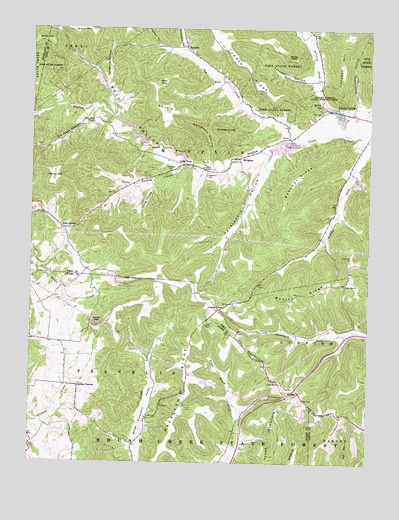 Byington, OH USGS Topographic Map