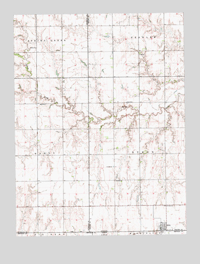 Byron, NE USGS Topographic Map