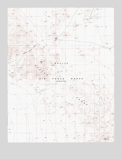 Cactus Spring, NV USGS Topographic Map