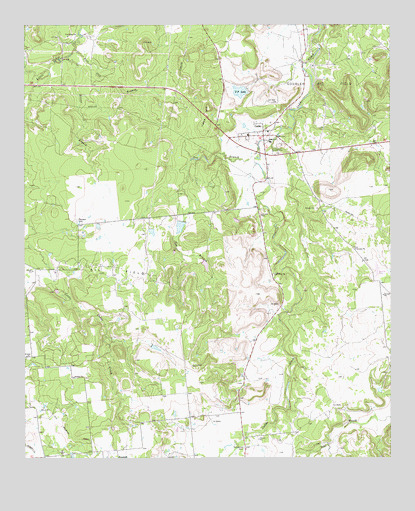 Caddo, TX USGS Topographic Map