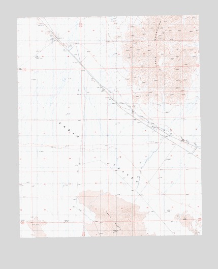Cadiz Lake NW, CA USGS Topographic Map