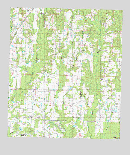 Caesar, MS USGS Topographic Map