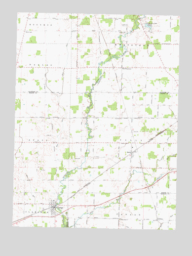Caledonia, OH USGS Topographic Map