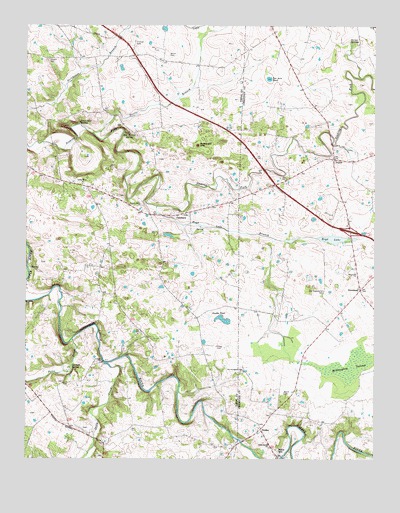 Caledonia, KY USGS Topographic Map