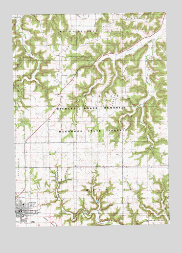 Caledonia, MN USGS Topographic Map