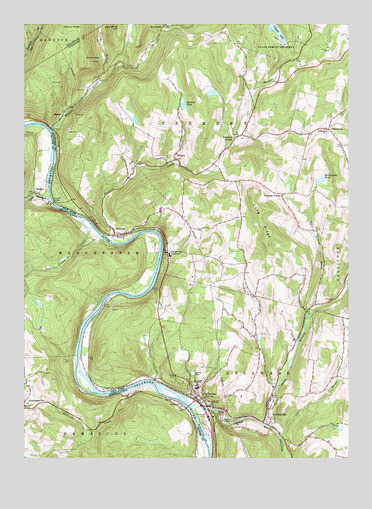 Callicoon, NY USGS Topographic Map