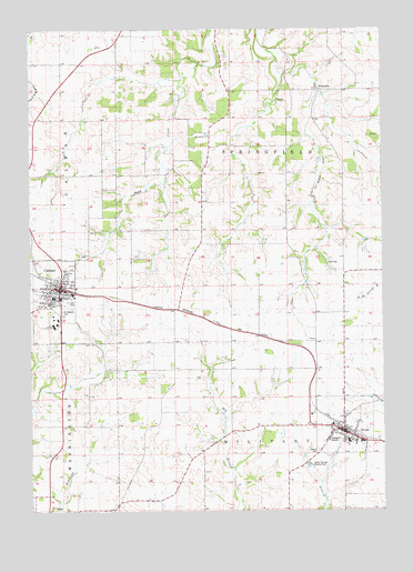 Calmar, IA USGS Topographic Map