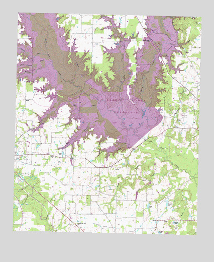 Calvary, TX USGS Topographic Map