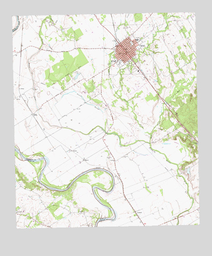 Calvert, TX USGS Topographic Map