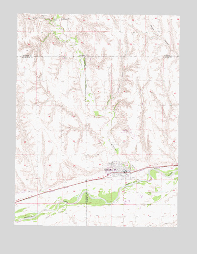 Cambridge, NE USGS Topographic Map
