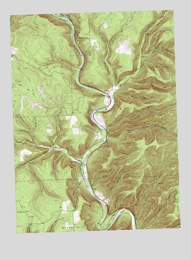 Cameron, PA USGS Topographic Map