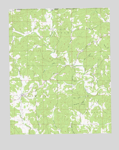 Camp, AR USGS Topographic Map