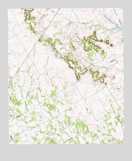 Camp Branch, TX USGS Topographic Map