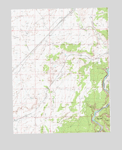 Agate, UT USGS Topographic Map