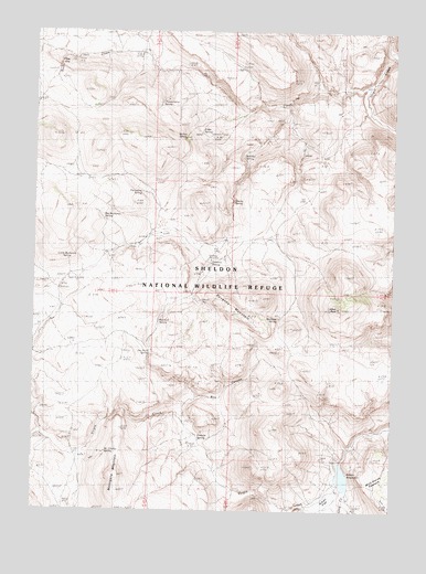 Alkali Peak, NV USGS Topographic Map