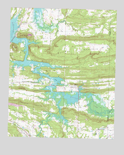 Adamson, OK USGS Topographic Map