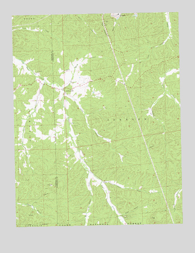 Anthonies Mill, MO USGS Topographic Map