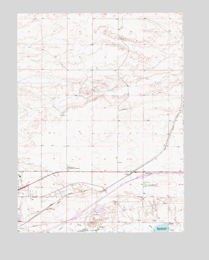 Archer, WY USGS Topographic Map
