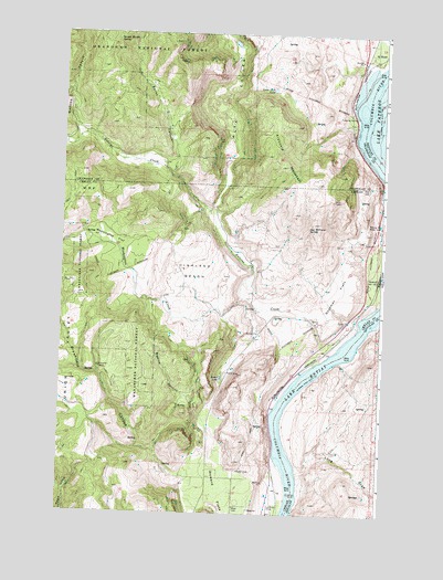 Azwell, WA USGS Topographic Map