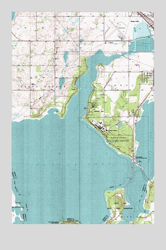 Camp Grafton, ND USGS Topographic Map